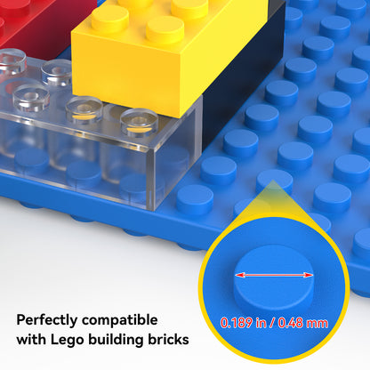 Display Deck S Floating LEGO Brick Shelf – Chroma 8 Set