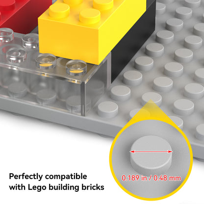 Dual-Sided Floating LEGO Display Shelf – Slate