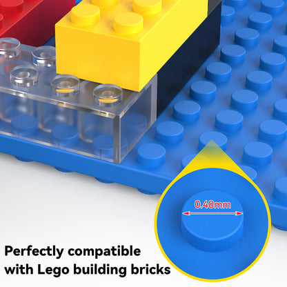 Floating Shelves for Wall Compatible with Lego Bricks,4Color